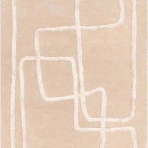 Béžový ručně tkaný vlněný koberec 120x170 cm Matrix – Asiatic Carpets