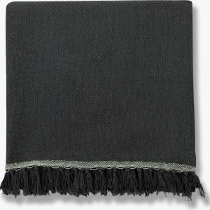 Černý přehoz z Bio bavlny 220x250 cm Bohemia – Mette Ditmer Denmark