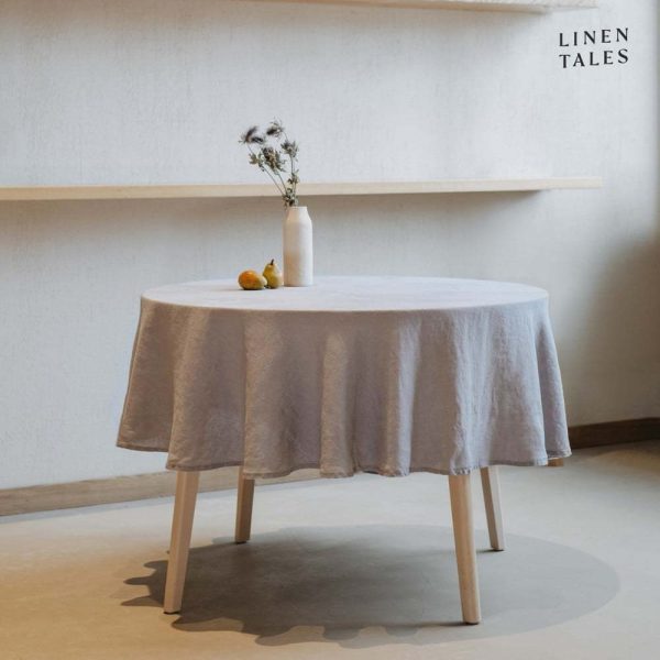 Lněný ubrus ø 150 cm – Linen Tales