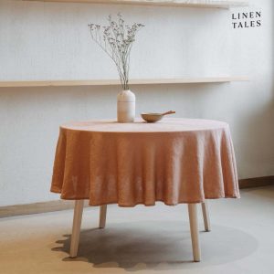 Lněný ubrus ø 180 cm – Linen Tales