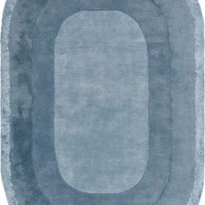 Modrý ručně tkaný koberec s příměsí vlny 200x290 cm Halo – Asiatic Carpets
