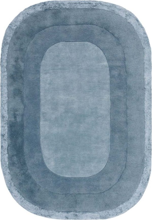 Modrý ručně tkaný koberec s příměsí vlny 160x230 cm Halo – Asiatic Carpets