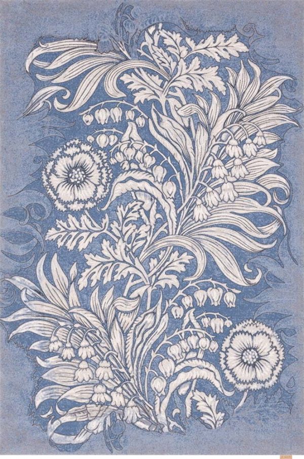 Modrý vlněný koberec 200x300 cm Mawson – Agnella