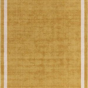 Okrově žlutý ručně tkaný vlněný koberec 68x240 cm Albi – Asiatic Carpets