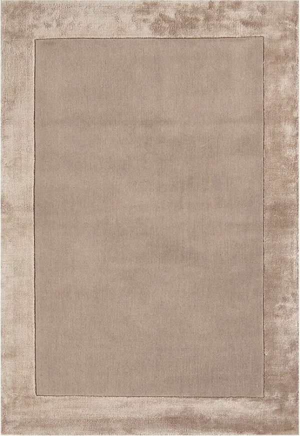 Světle hnědý ručně tkaný koberec s příměsí vlny 80x150 cm Ascot – Asiatic Carpets