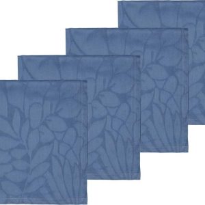 Textilní ubrousky v sadě 4 ks Abstract leaves – Södahl