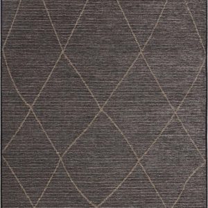 Tmavě šedý koberec s příměsí juty 160x230 cm Mulberrry – Asiatic Carpets