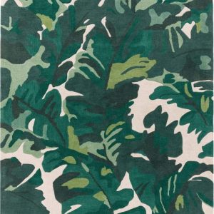 Tmavě zelený ručně tkaný vlněný koberec 120x170 cm Matrix – Asiatic Carpets