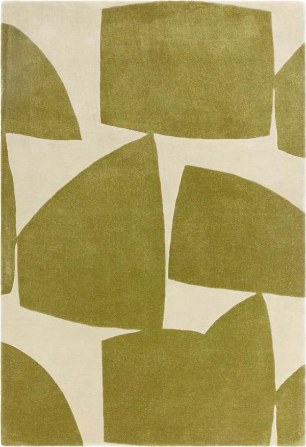 Zelený ručně tkaný koberec z recyklovaných vláken 200x290 cm Romy – Asiatic Carpets