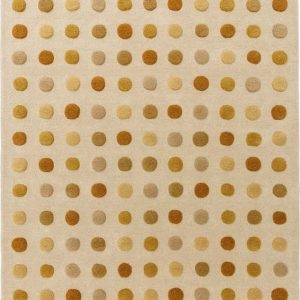 Žlutý ručně tkaný vlněný koberec 120x170 cm Dotty – Asiatic Carpets