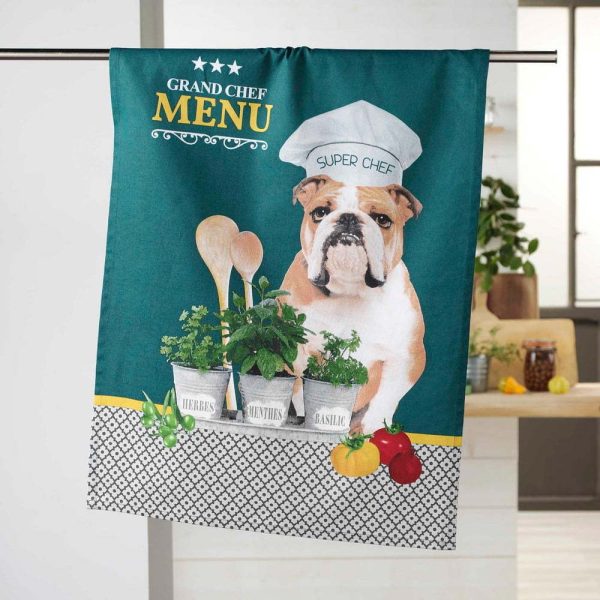 Bavlněná utěrka 50x70 cm Hot dog – douceur d'intérieur