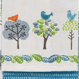 Bavlněné utěrky v sadě 3 ks 45x65 cm Forest Birds – Cooksmart ®