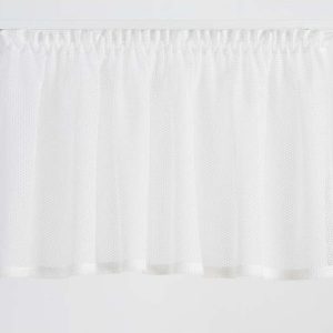 Bílá záclona 140x50 cm Miko – Mendola Fabrics