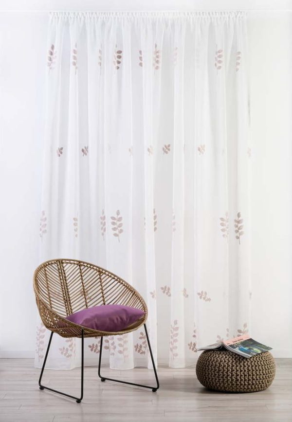 Bílá záclona 300x245 cm Melissa – Mendola Fabrics