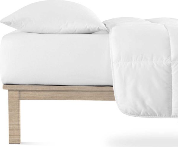 Bílé napínací prostěradlo jersey 120x200 cm Boxspring – Andrea Simone