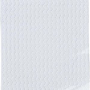 Bílý mušelínový prošívaný přehoz 210x240 cm Plain Muslin – Butter Kings