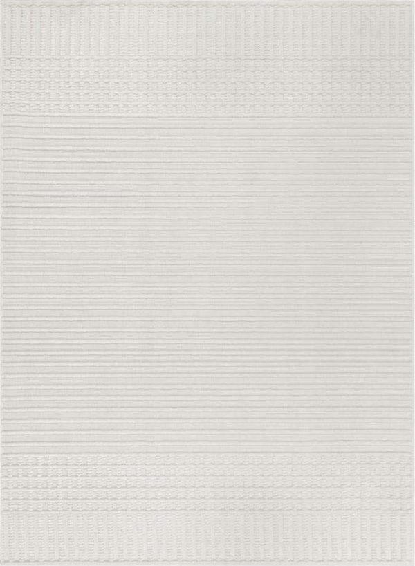 Bílý pratelný koberec z žinylky 120x160 cm Elton – Flair Rugs