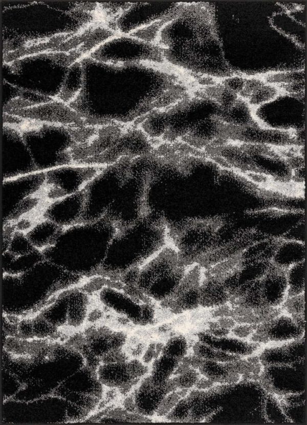 Černobílý koberec 80x120 cm Avanti – FD