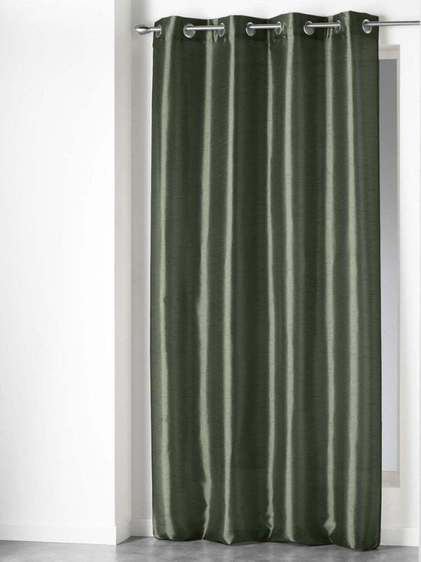 Khaki saténový závěs 140x240 cm Shana – douceur d'intérieur