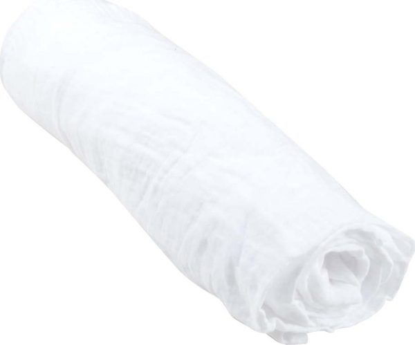 Napínací mušelínové dětské prostěradlo do postýlky 70x140 cm – Bébé Douceur