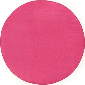 Růžový kulatý koberec ø 133 cm Fancy – Hanse Home