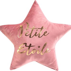 Sametový dětský polštářek Petite Etoile – douceur d'intérieur