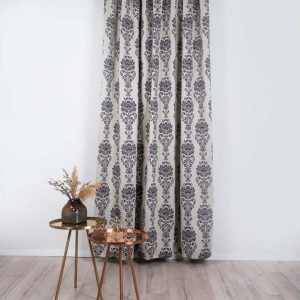 Šedo-béžový závěs 210x245 cm Impozant – Mendola Fabrics