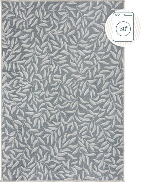 Světle zelený pratelný koberec s příměsí recyklovaných vláken 120x170 cm Wallace – Flair Rugs