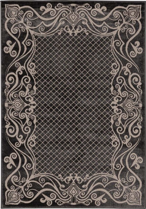 Tmavě šedý koberec 80x150 cm Soft – FD
