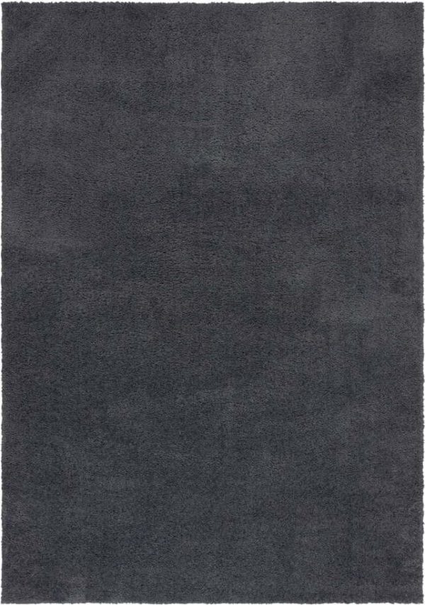 Tmavě šedý pratelný koberec z recyklovaných vláken 160x230 cm Fluffy – Flair Rugs