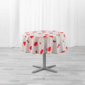 Ubrus ø 180 cm Sweet poppy – douceur d'intérieur