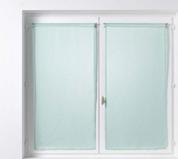 Voálové záclony v mentolové barvě v sadě 2 ks 60x120 cm Sandra – douceur d'intérieur