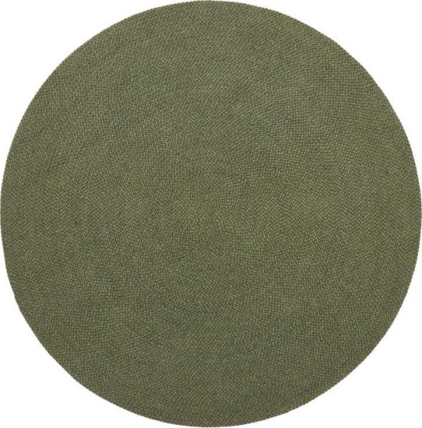 Zelený kulatý venkovní koberec z recyklovaných vláken ø 200 cm Despas – Kave Home