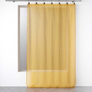 Žlutá voálová záclona 140x240 cm Linka – douceur d'intérieur