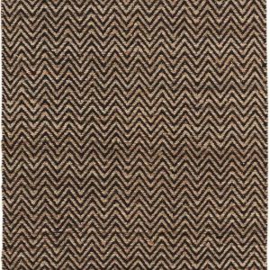 Koberec v černo-přírodní barvě 120x170 cm Zigzag – douceur d'intérieur