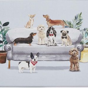 Korkové prostírání 4 ks 21.5x29 cm Curious Dogs - Cooksmart ®