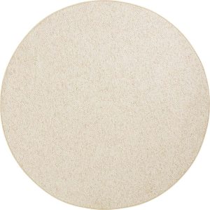 Krémový kulatý koberec ø 200 cm Wolly – BT Carpet
