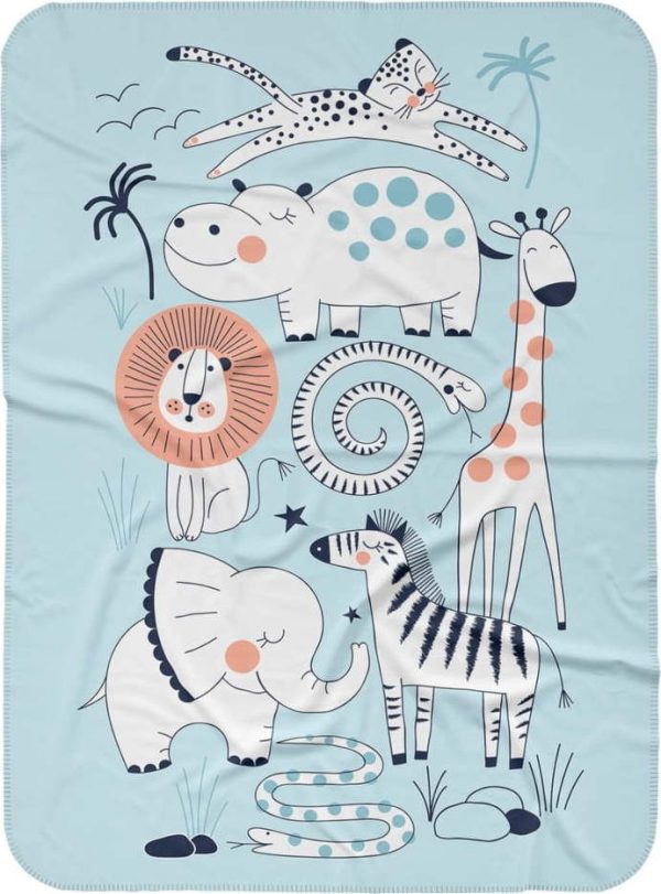Modrá dětská deka 85x125 cm – OYO kids