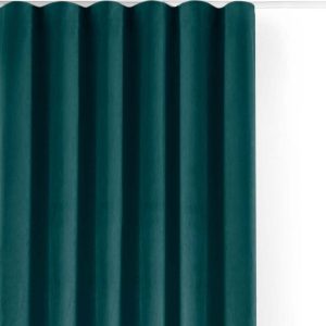 Sametový dimout závěs v petrolejové barvě 200x300 cm Velto – Filumi