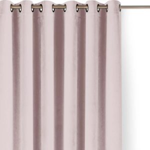 Světle růžový sametový dimout závěs 200x300 cm Velto – Filumi