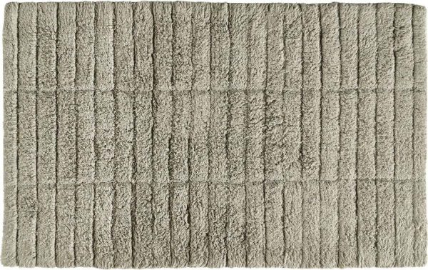 Zelenobéžová koupelnová předložka 80x50 cm Tiles - Zone