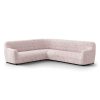 Bielastické potahy BRILLANTE béžové rohová sedačka (š. 350 - 530 cm) - Image 2