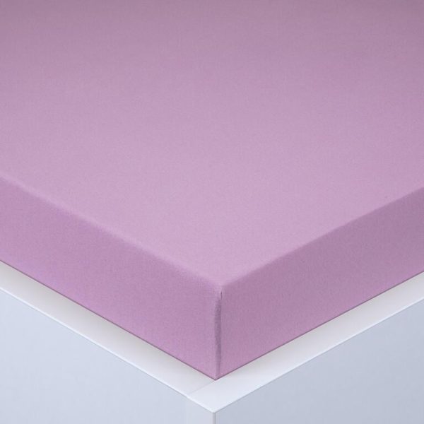 Napínací prostěradlo jersey EXCLUSIVE fialové 160 x 200 cm