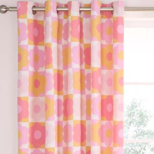 Dětský závěs 2 ks 168x183 cm Retro Daisy – Catherine Lansfield