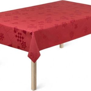 Damaškový ubrus s vánočním motivem 150x320 cm Natale – Rosendahl