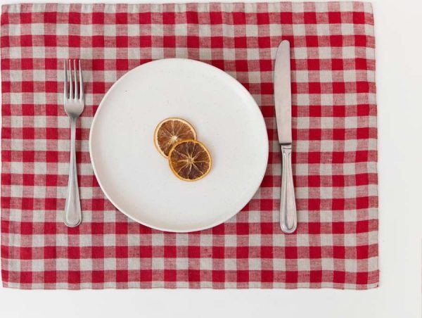 Látkové prostírání 35x45 cm Red Gingham – Linen Tales