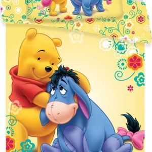Bavlněné dětské povlečení do postýlky 100x135 cm Winnie-the-Pooh – Jerry Fabrics