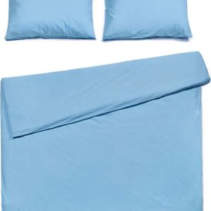 Blankytně modré bavlněné povlečení na dvoulůžko Bonami Selection