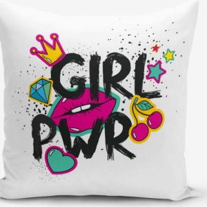 Dětský povlak na polštář 43x43 cm Girl Power – Mila Home