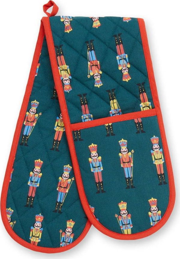 Dvojitá kuchyňská chňapka s vánočním motivem Nutcracker – Catherine Lansfield